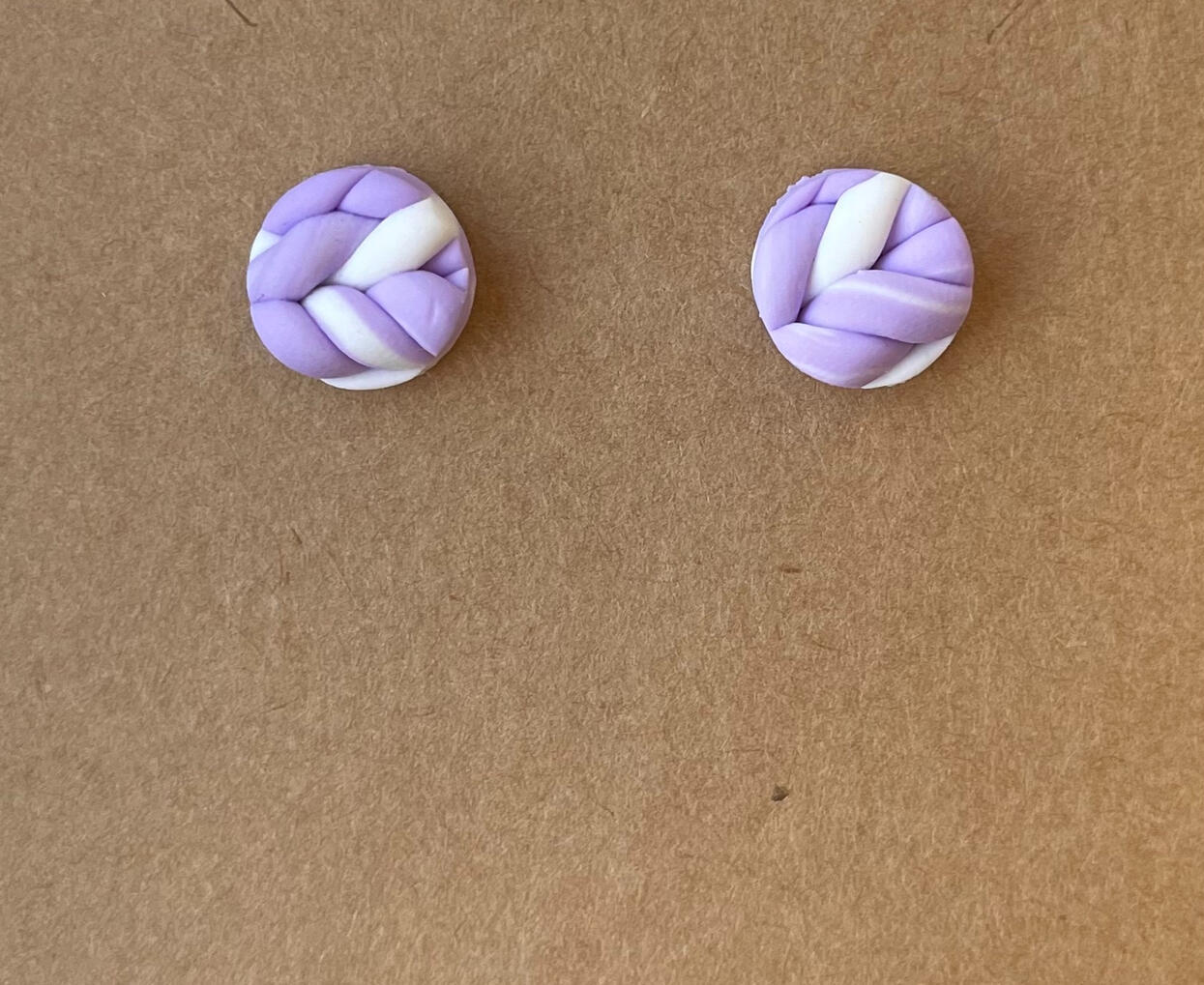 Braided Pastel and White Twists ($8)