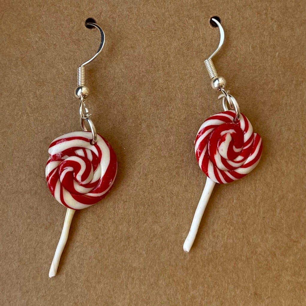 The Lollipop Red and White Swirl ($8)
